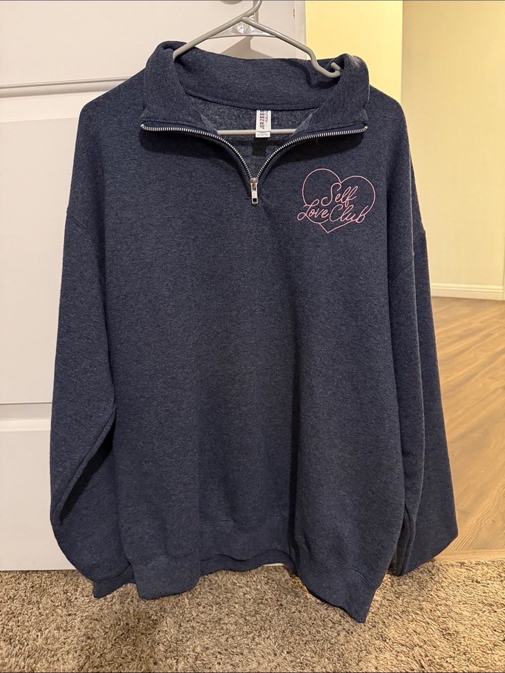 Great condition pullover with zipper. Self Love Club